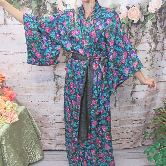 Floral Women's Robe - Picture 10 of 12